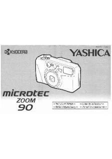 Yashica Microtec Zoom 90 manual. Camera Instructions.